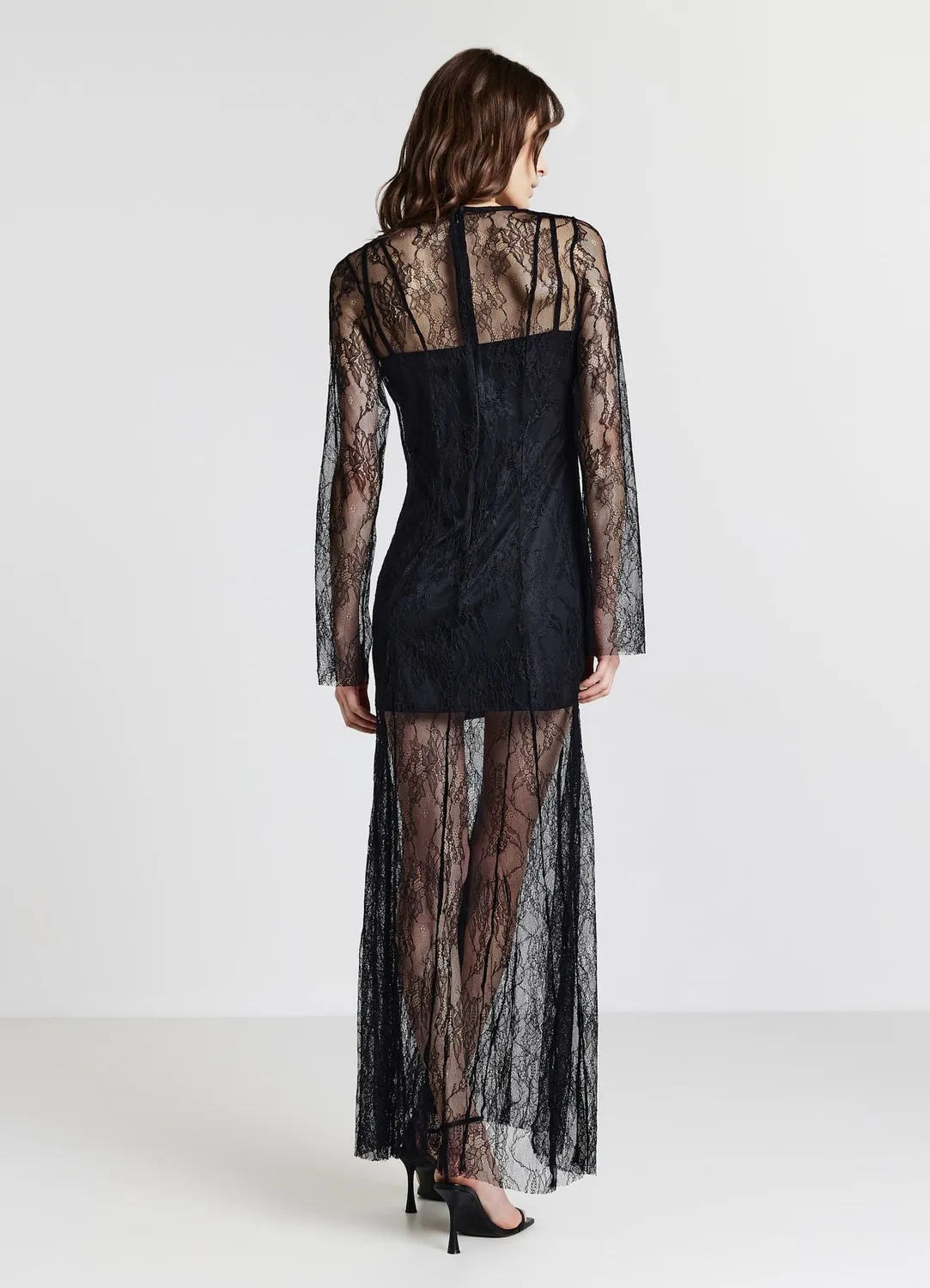 Calliope Atelier robe longue dentelle femme