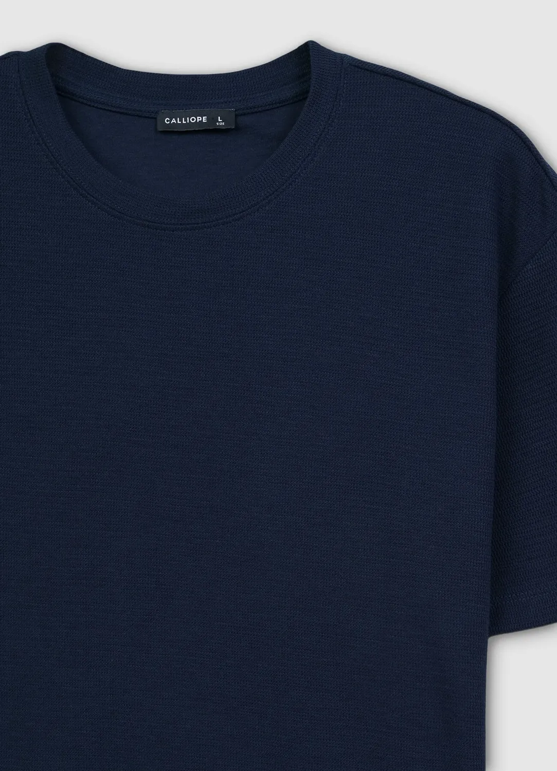 Calliope Tessuto Lavorato t-shirt homme coton uni