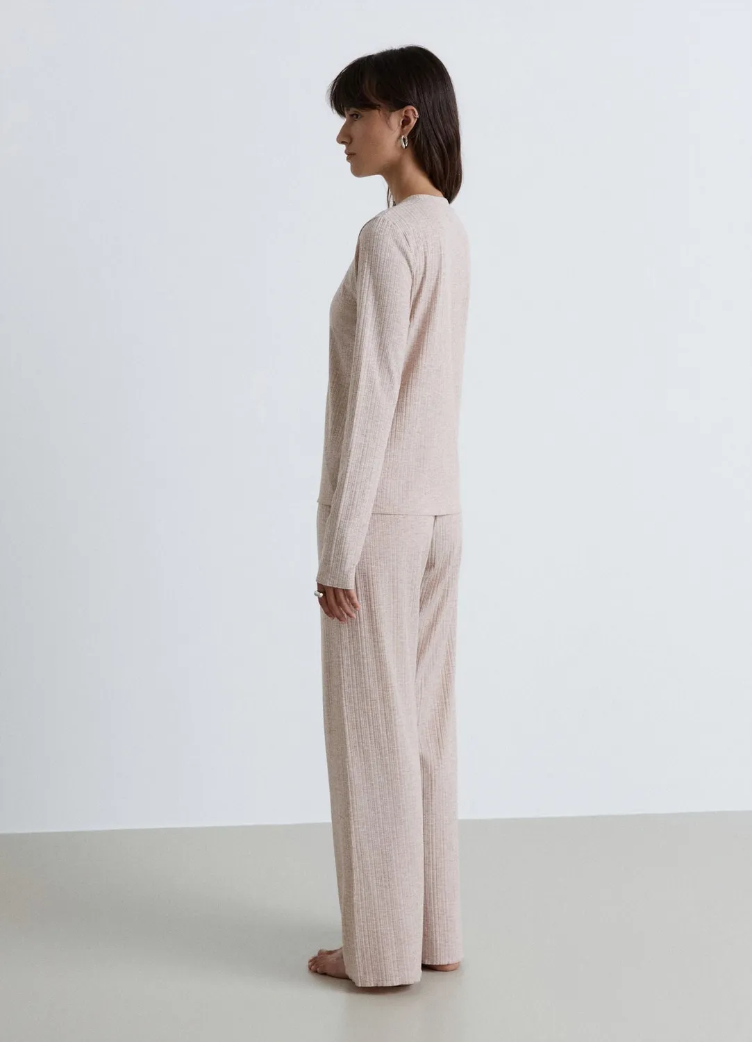 Calliope ensemble pyjama côtelé femme 2 pièces