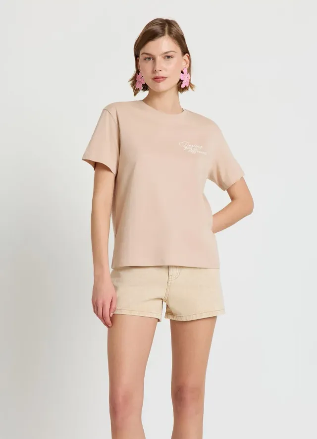 Calliope Scritta T-shirt femme message imprimé