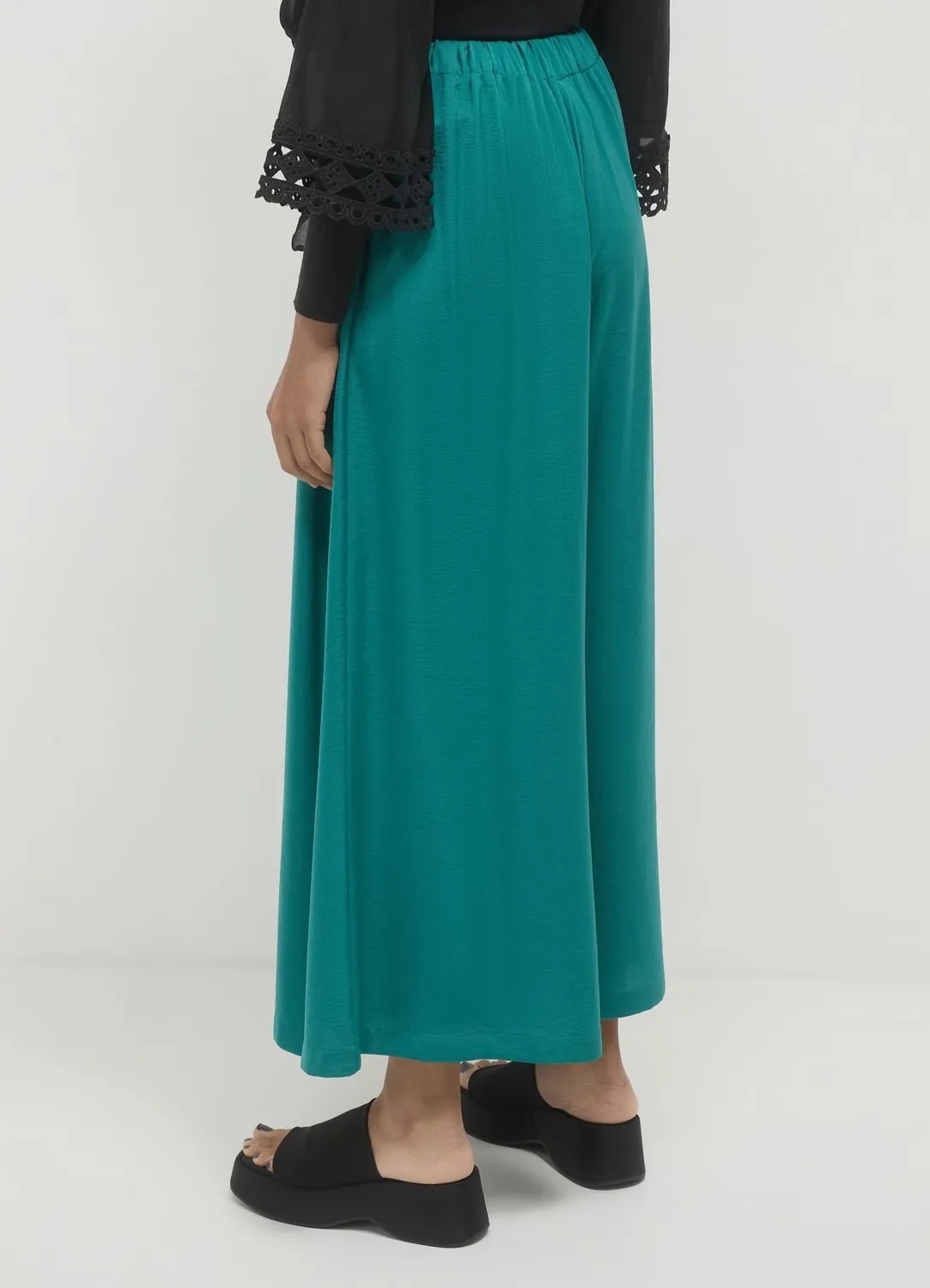 Calliope jupe-culotte satinée femme