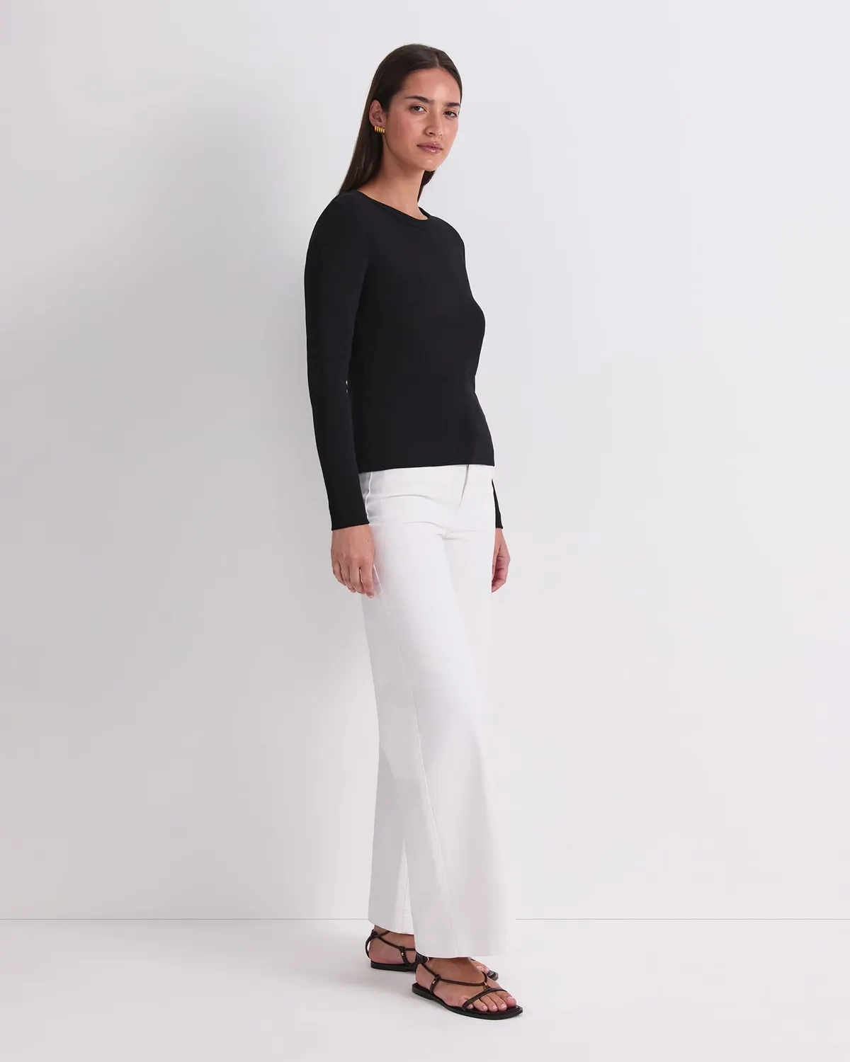 Sportscraft Heidi t-shirt manches longues col rond femme coton