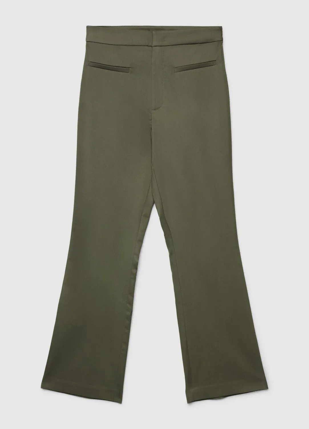 Calliope pantalon cropped flare femme coton