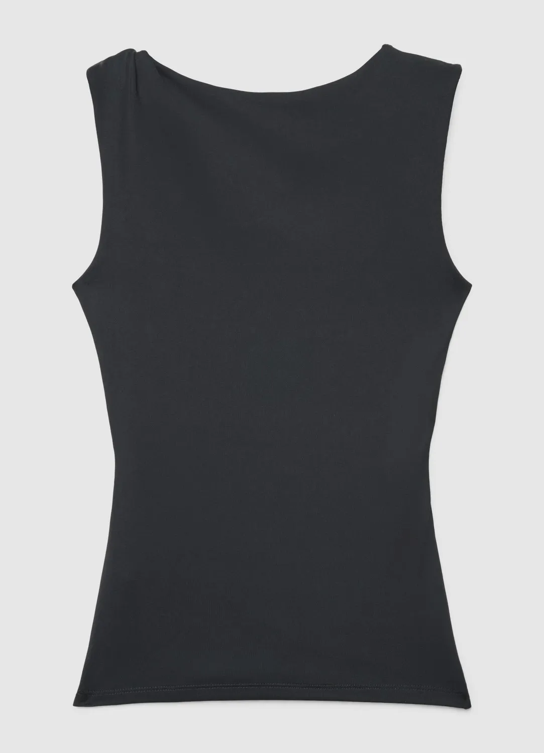 Calliope Top drapé à nœud top femme asymétrique