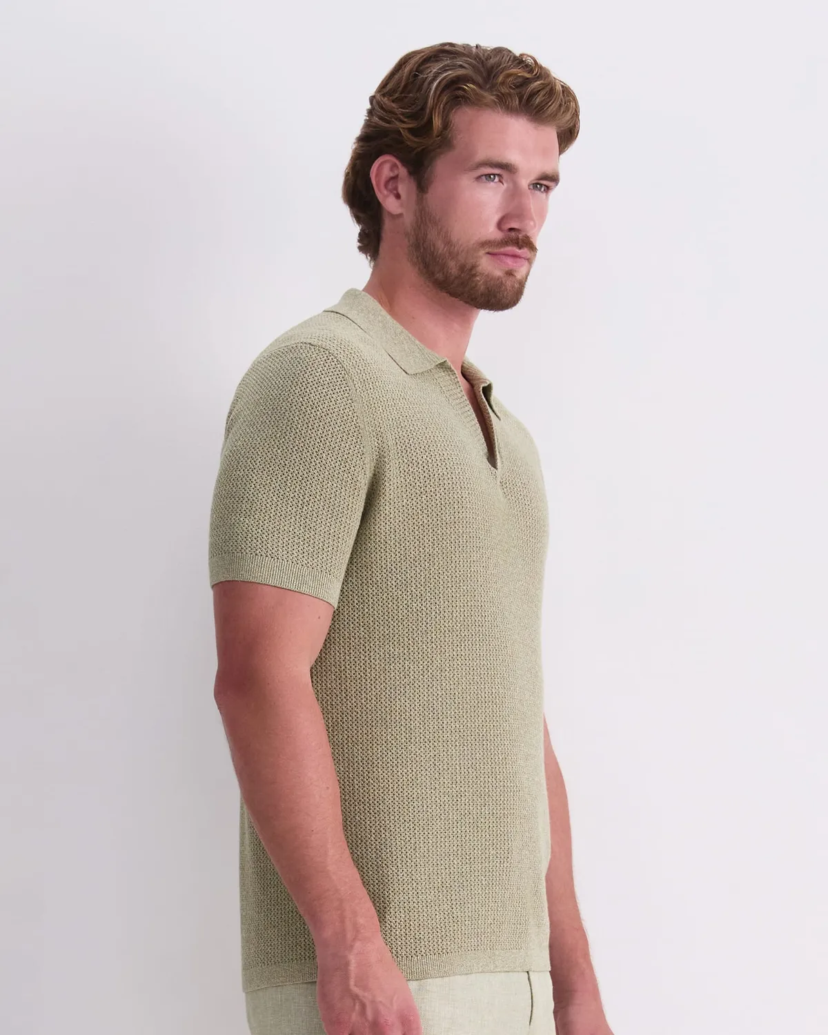 Sportscraft Arlo polo maille coton homme ajouré