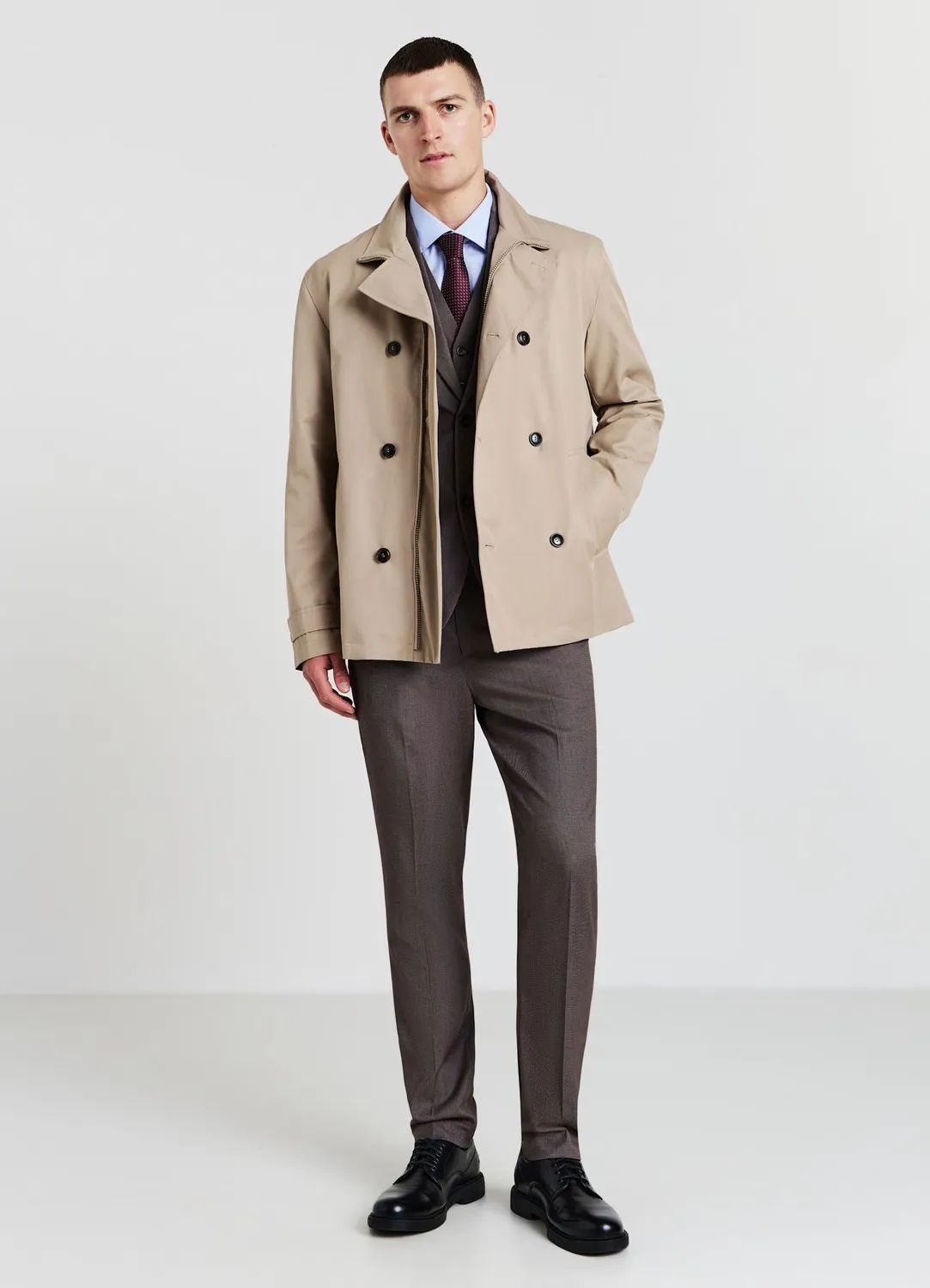 Calliope trench court croisé homme taille L bureau