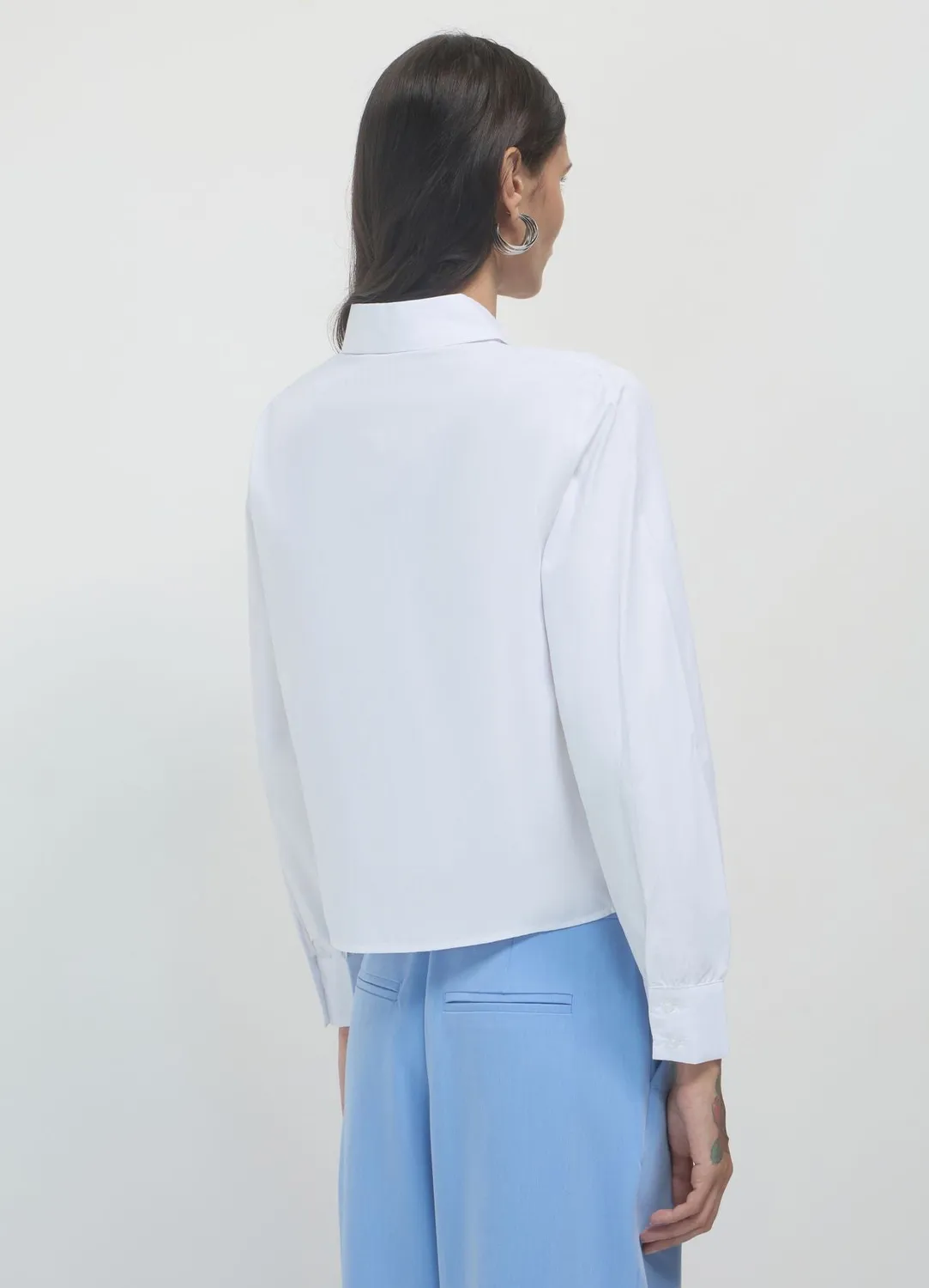 Calliope Camicia cropped chemise cropped pinces femme