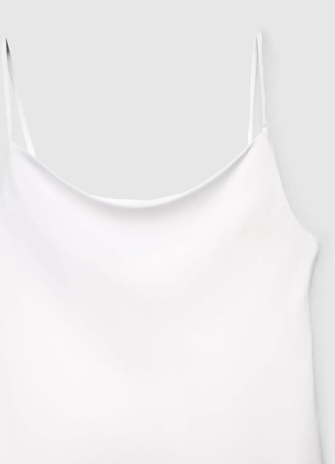 Calliope Top Lungo Asimmetrico top femme satin