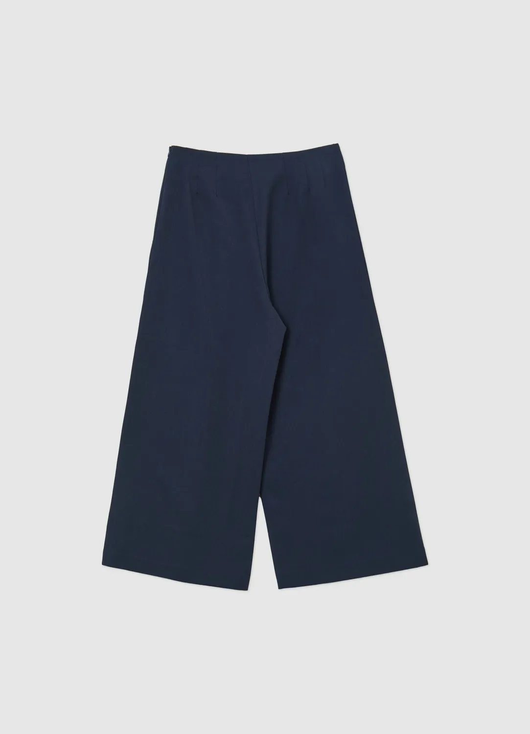 Calliope pantalon culotte à plis femme zip latéral