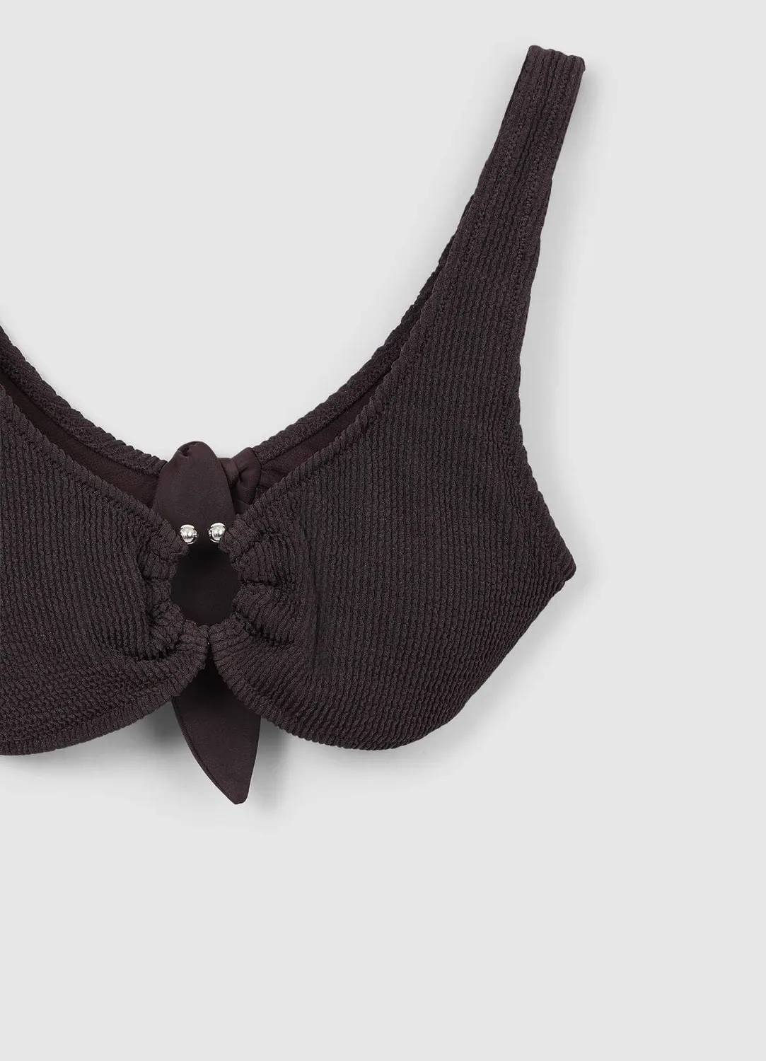 Calliope bralette femme gaufrée unie