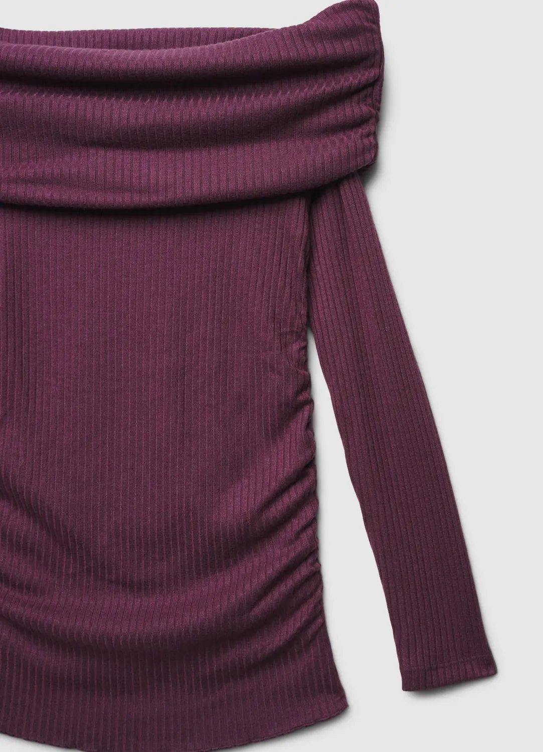 Calliope t-shirt epaules denudees cotelé femme
