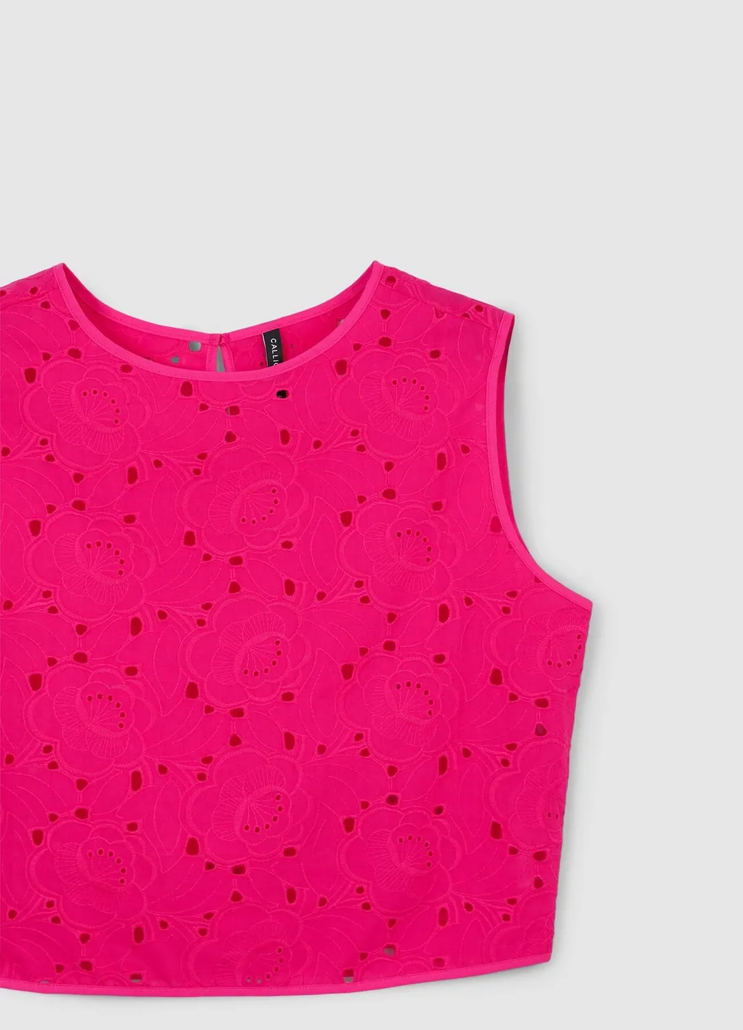 Calliope top sangallo femme coton bretelles