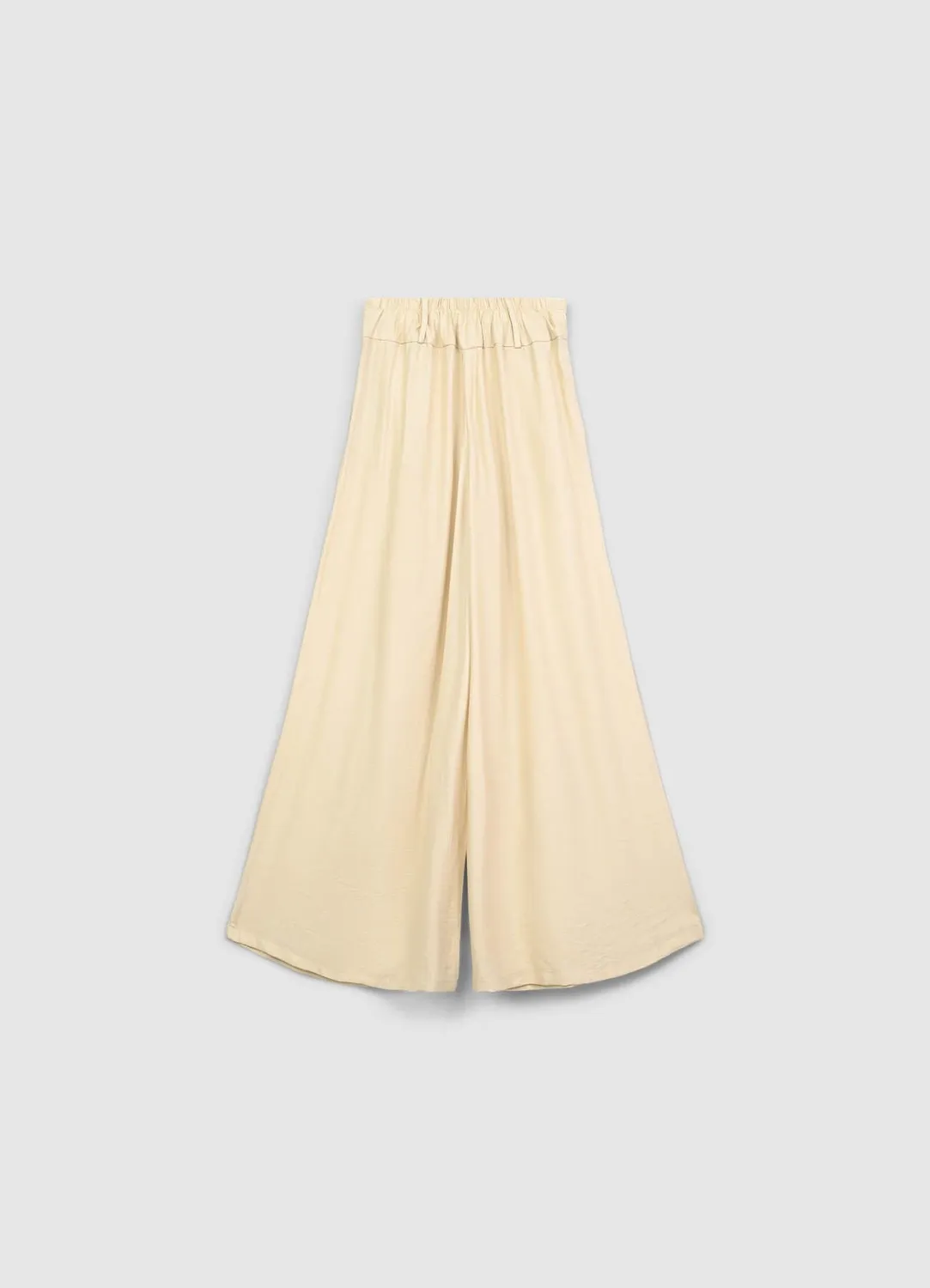 Calliope Pantalon palazzo femme large ceinture
