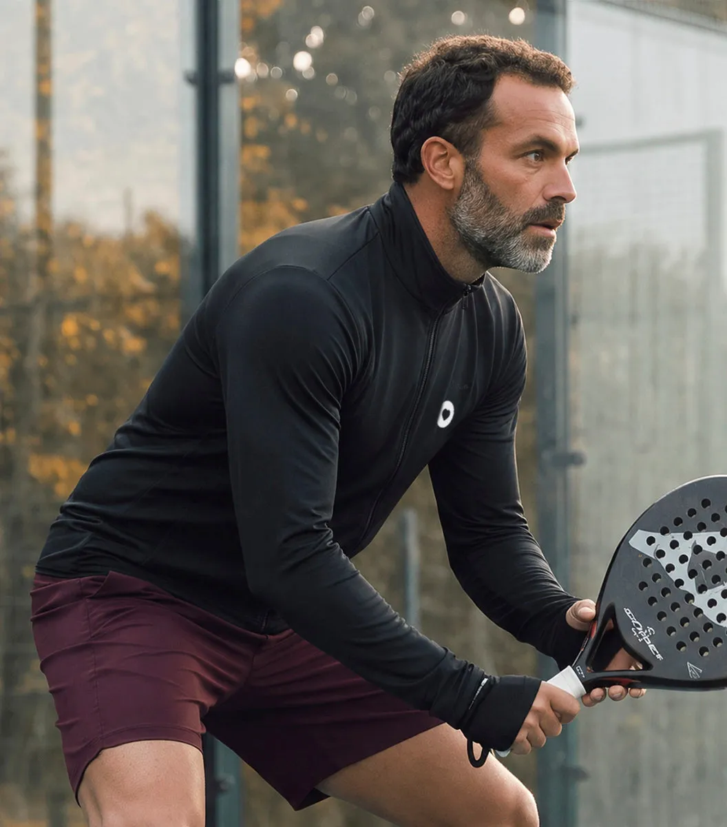 Cocorico Boost veste zippée sport homme noir souple