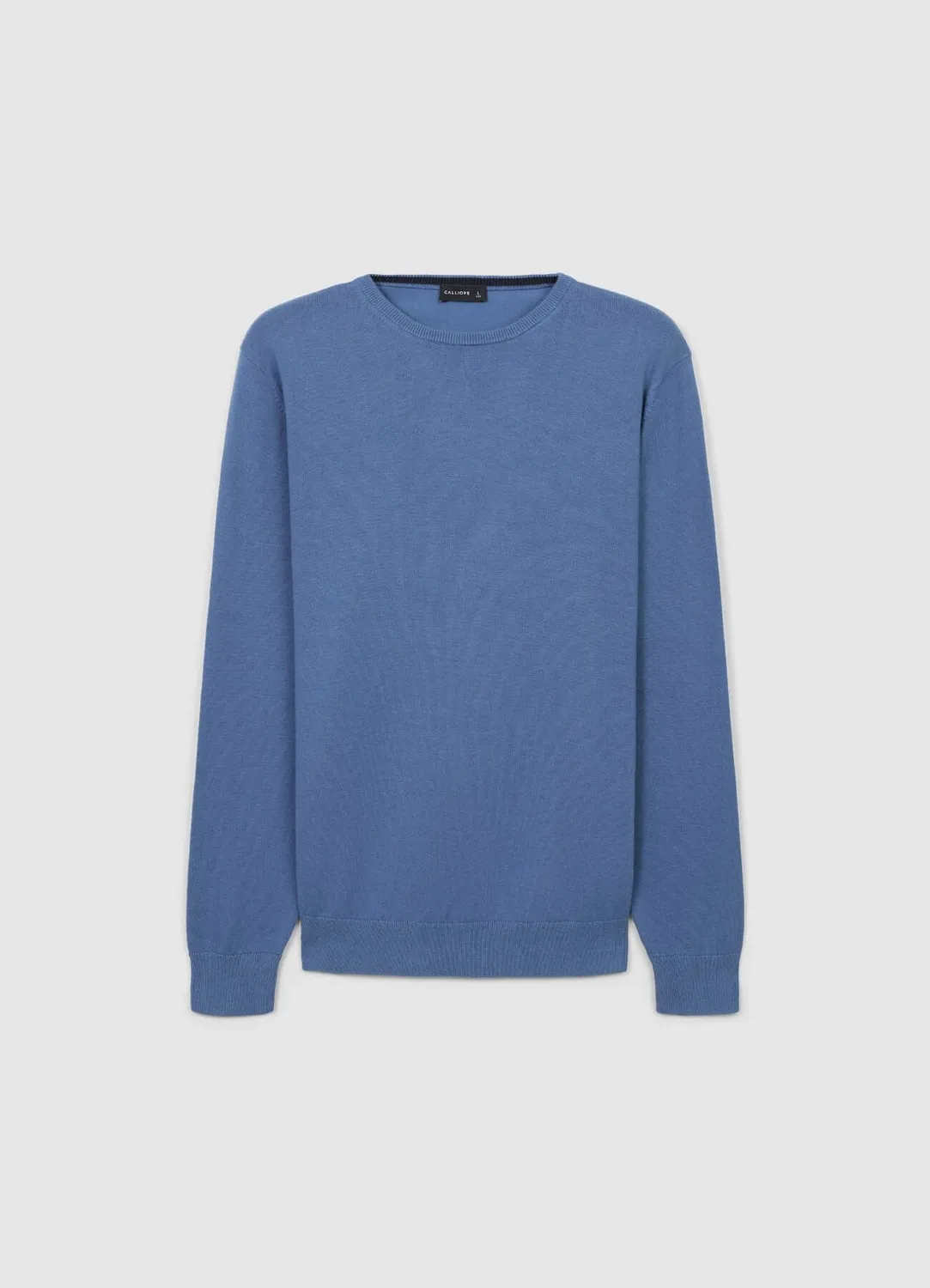 Calliope pull col rond contraste homme