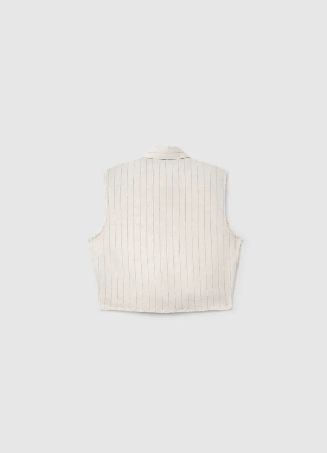 Calliope chemise sans manches femme rayée à nœud