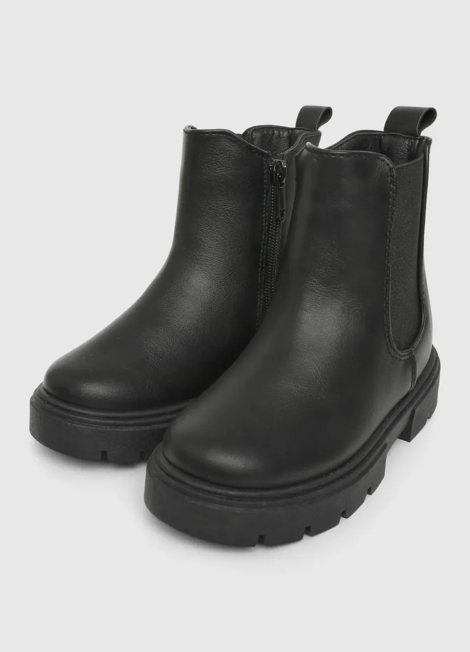 Calliope Zip Latérale bottines fille semelle crantée