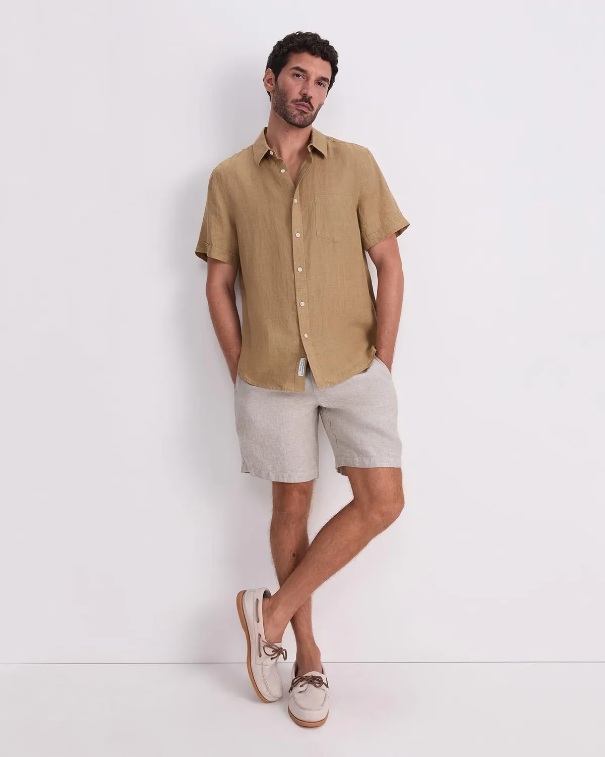 Sportscraft Caffery Linen Short lin homme ficelle