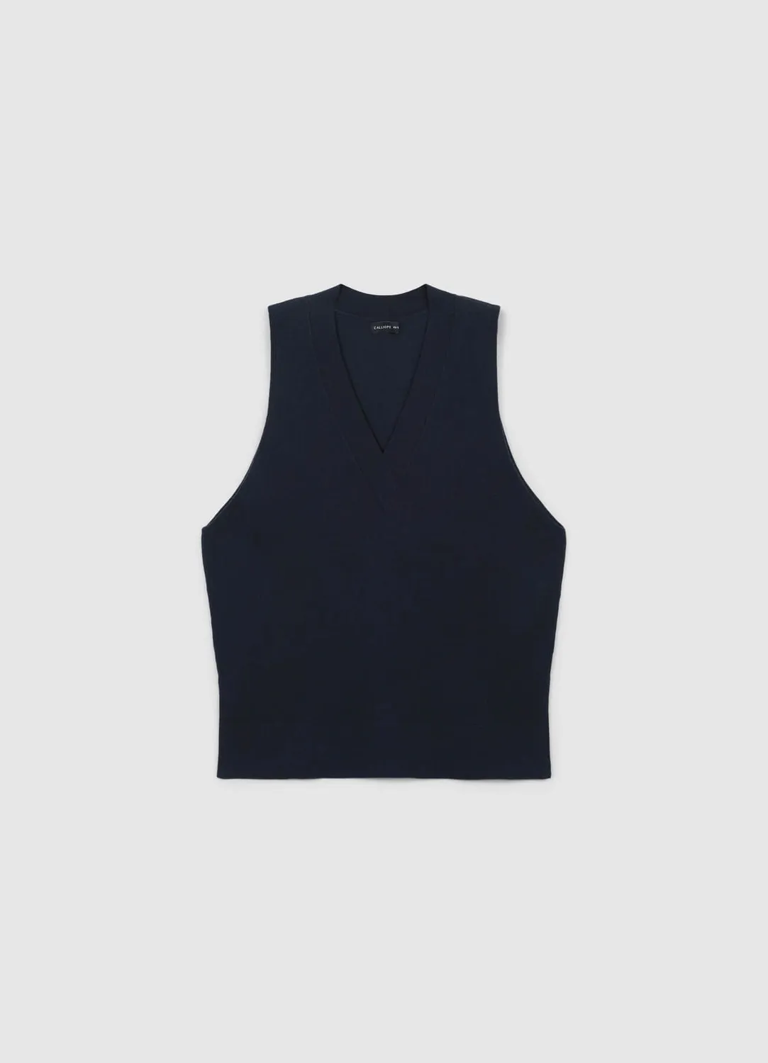 Calliope Gilet col V sans manches femme