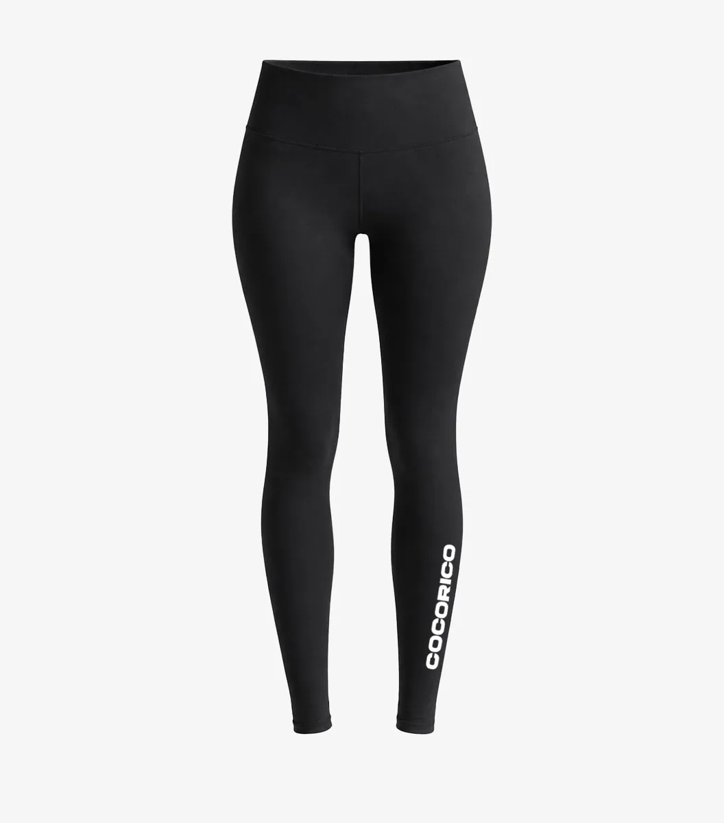 Cocorico Impact legging sport femme noir opaque