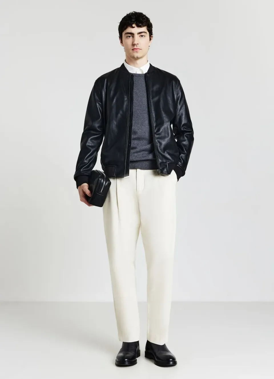 Calliope bomber similicuir blouson homme