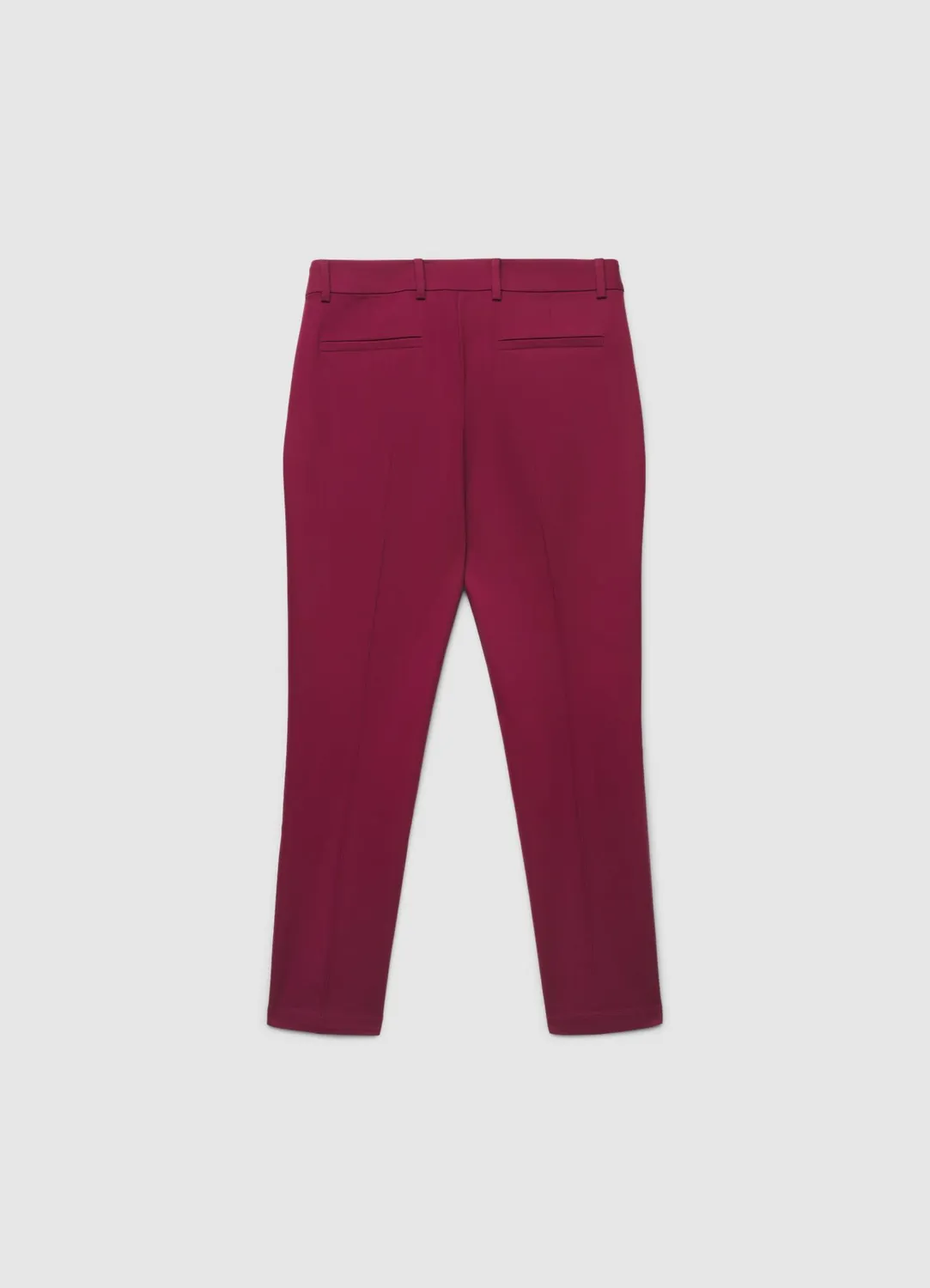 Calliope pantalon tailleur uni jambe droite
