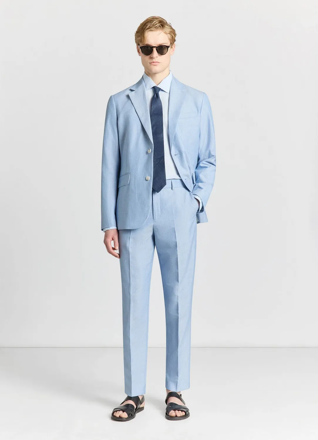 Calliope pantalon à pli pantalon homme taille 48 bureau