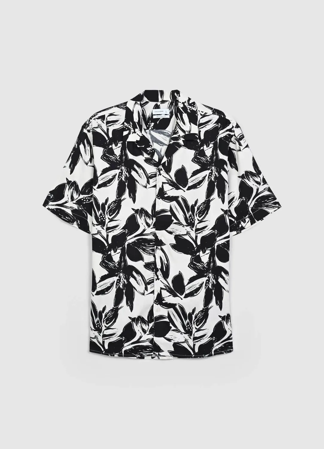 Calliope chemise bowling fleurs homme manches courtes