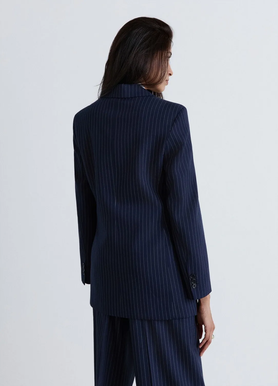 Calliope blazer asymétrique femme à rayures