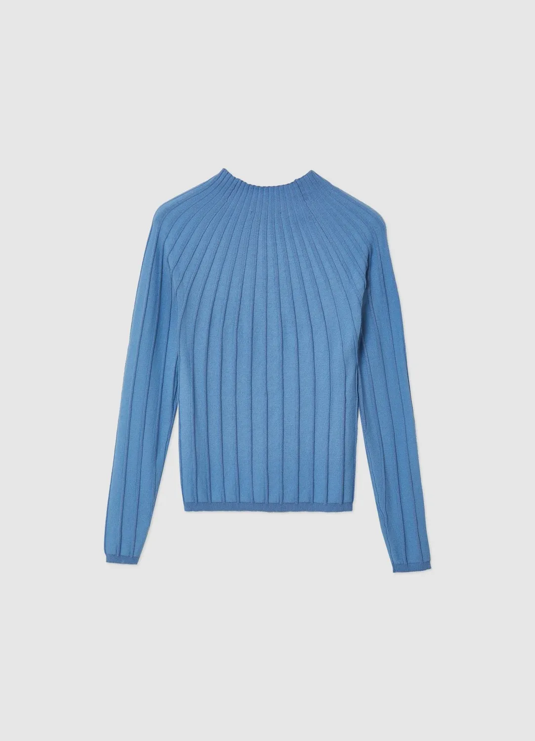 Calliope pull femme côtelé col rond