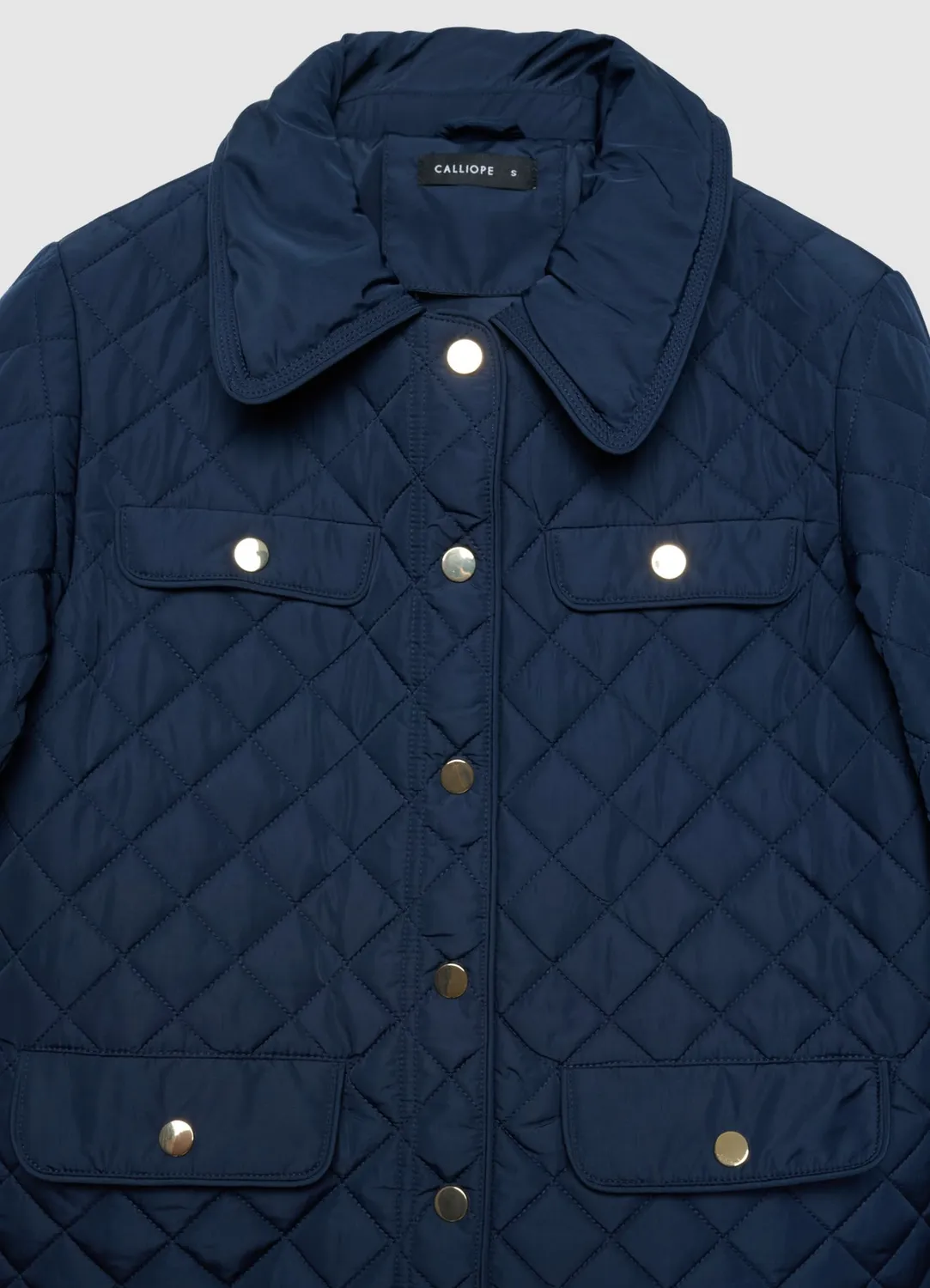 Calliope veste matelassée losanges femme unie