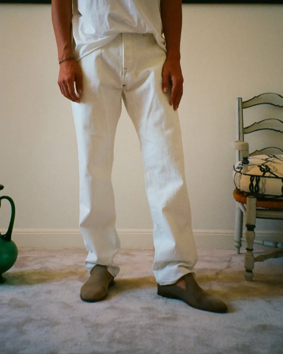 Erevan White Selvedge jean coupe droite