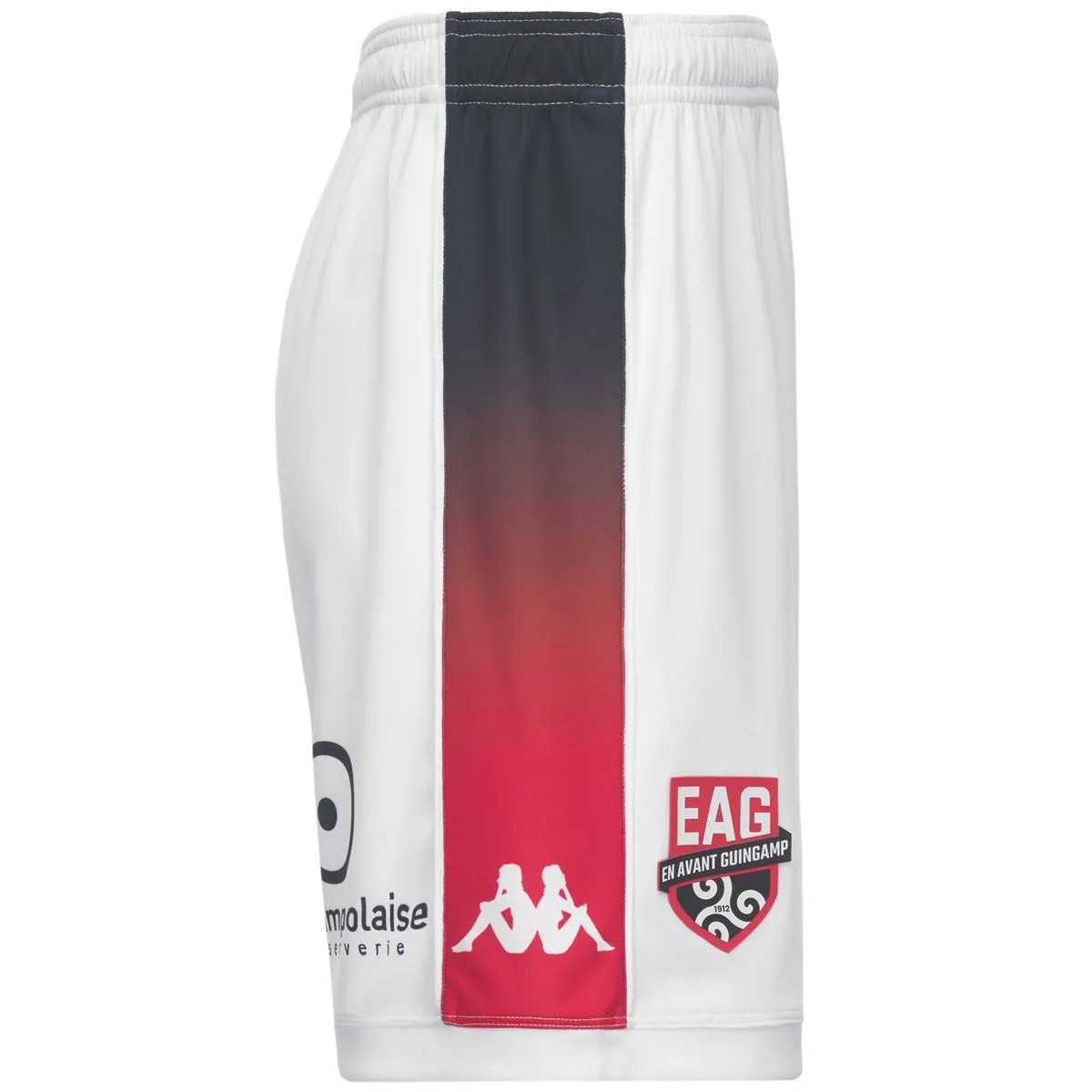 Kappa Borolo Away EA Guingamp 26/27 short enfant blanc