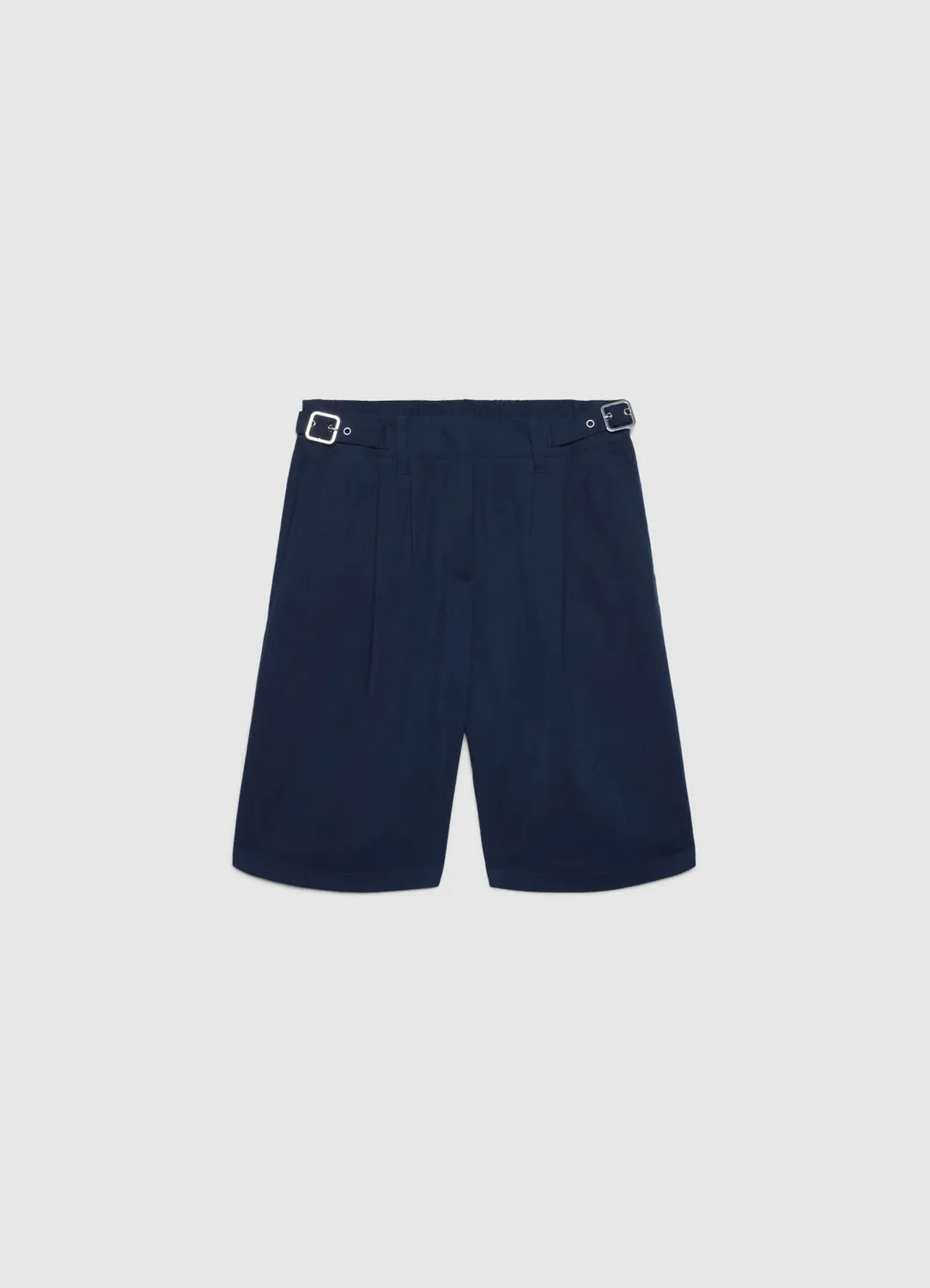 Calliope shorts bermuda femme taille haute à boucles