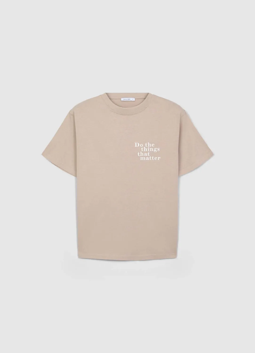 Calliope t-shirt femme inscriptions coton