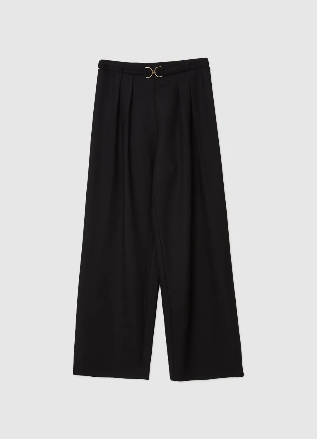 Calliope pantalon palazzo femme ceinture déco
