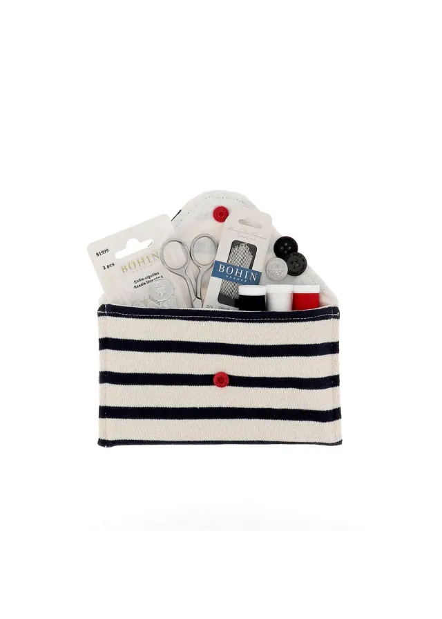 Saint James Bohin kit couture écru marine coton