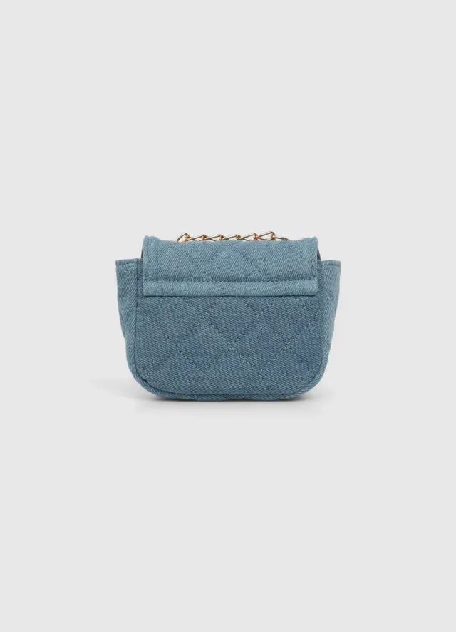 Calliope mini sac fille denim strass bandoulière