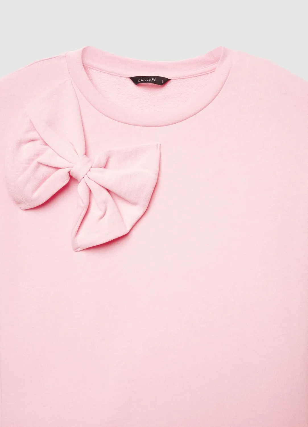 Calliope sweat col rond nœud sweat femme