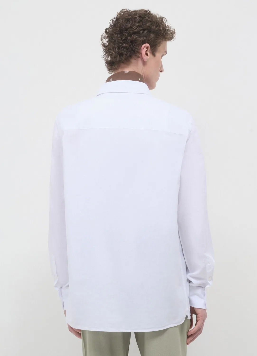 Calliope chemise homme coton manches longues poches
