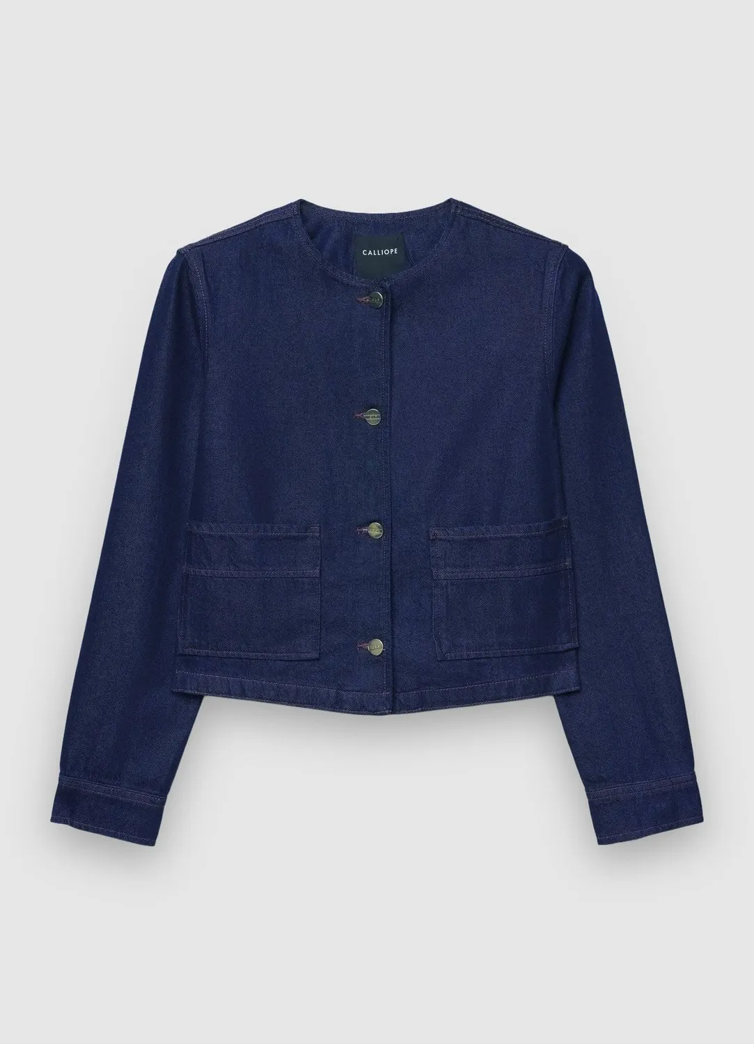 Calliope Giacca Girocollo veste femme boutons unie