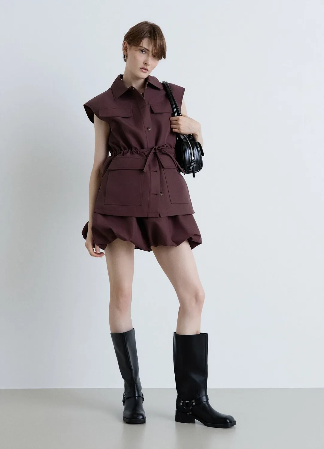 Calliope gilet femme boutons poches à rabat S