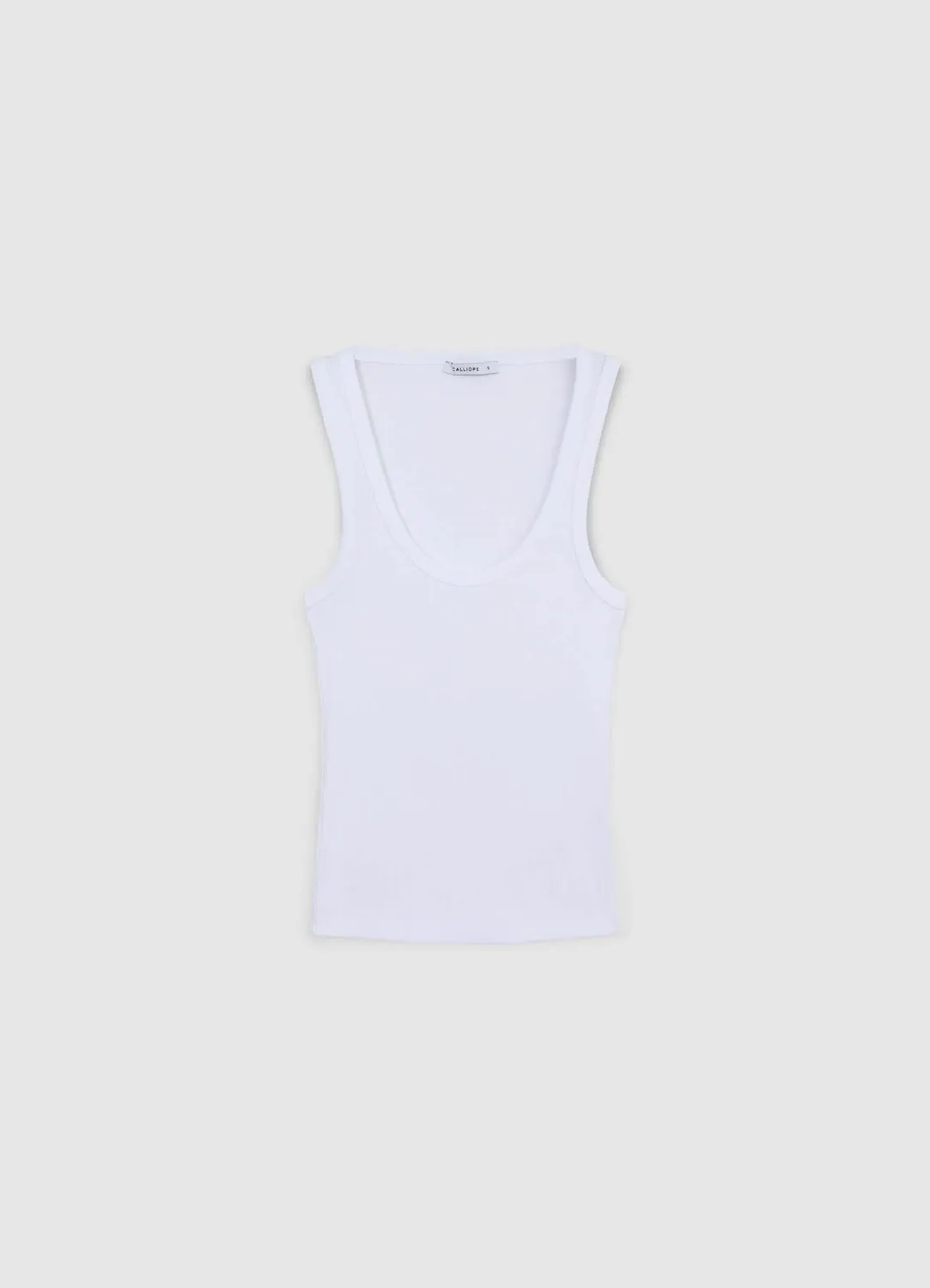 Calliope top col large femme coton côtelé