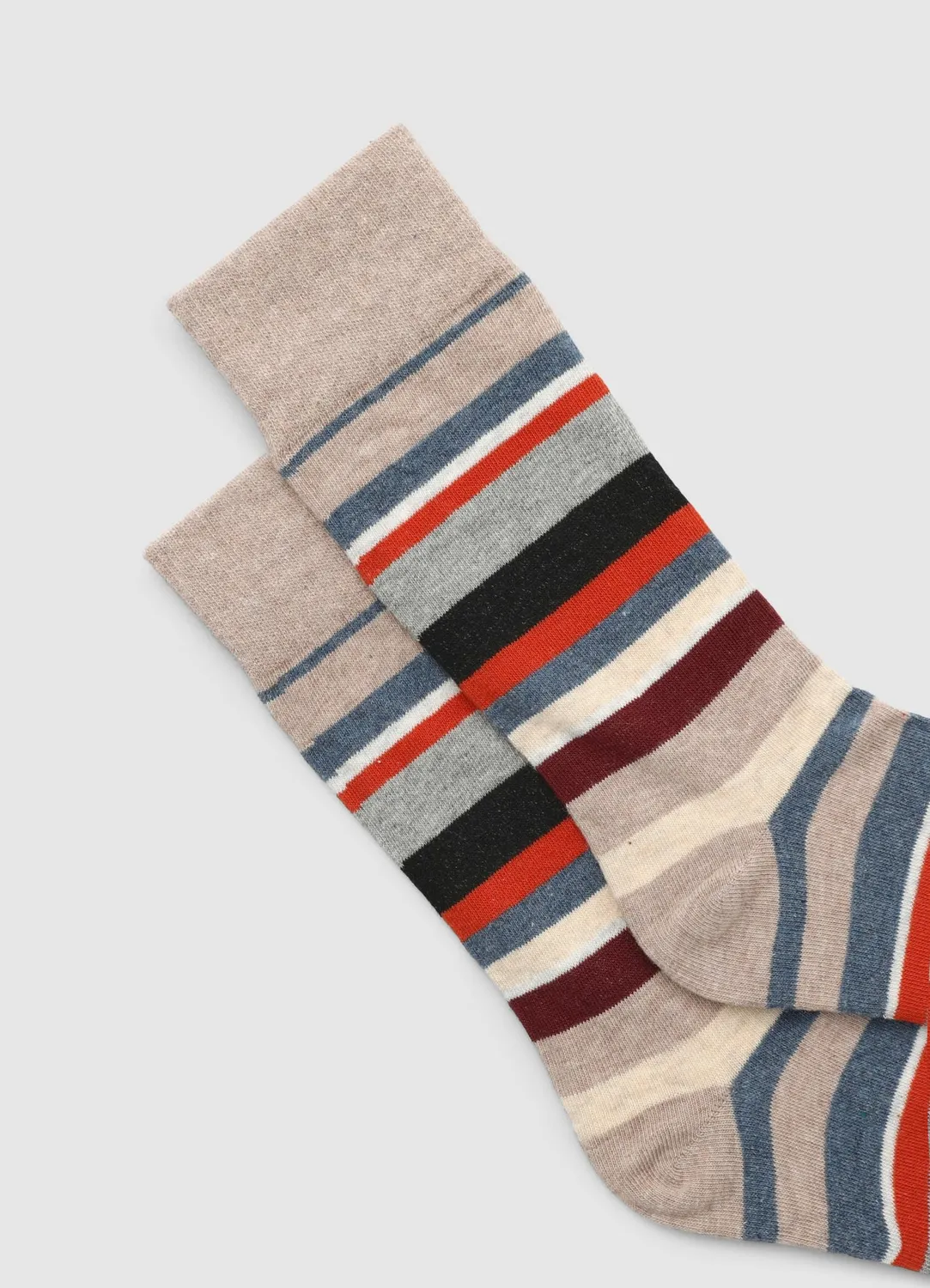 Calliope chaussettes courtes homme rayées