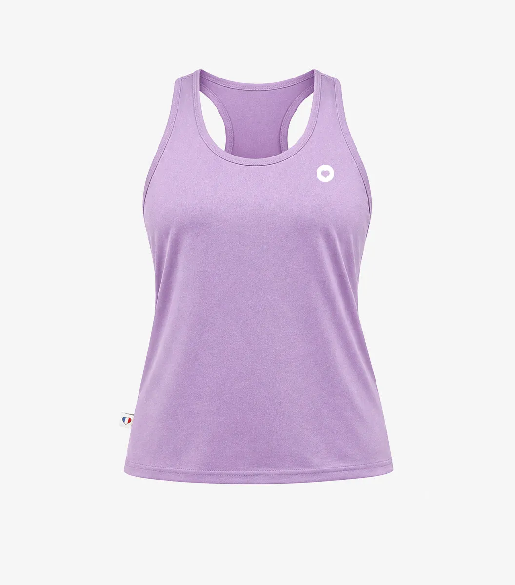 Cocorico Boost débardeur sport femme lilas léger