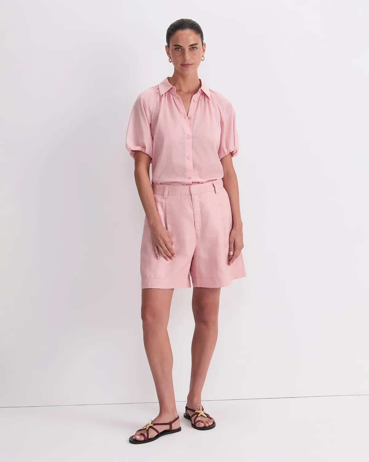 SPORTSCRAFT Jamie short lin plissé femme