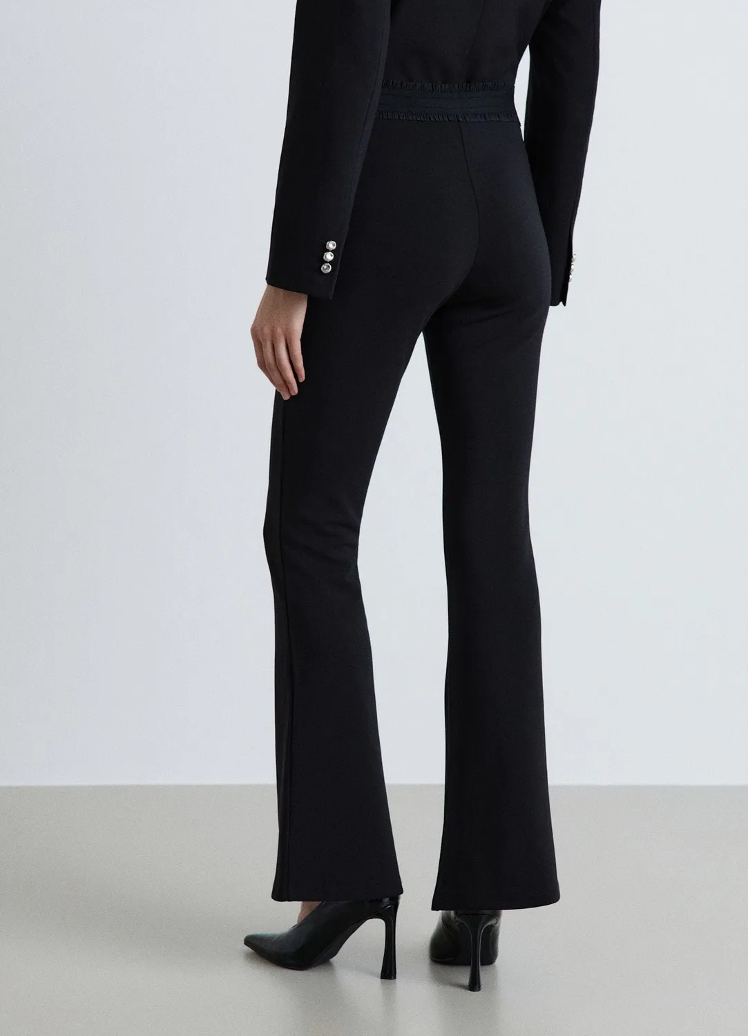 Calliope Évasé legging femme taille haute élastique