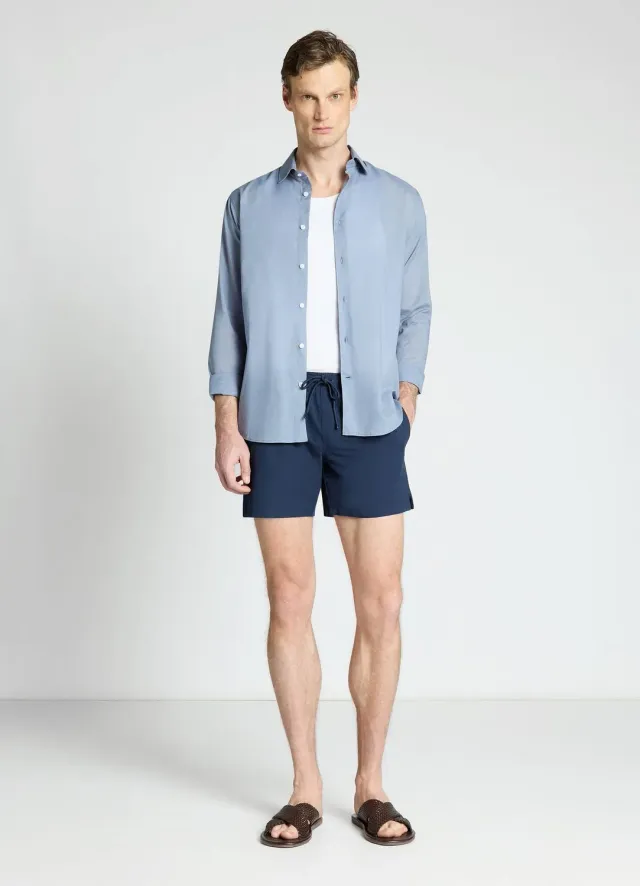 Calliope Short de Bain Homme Uni Seersucker