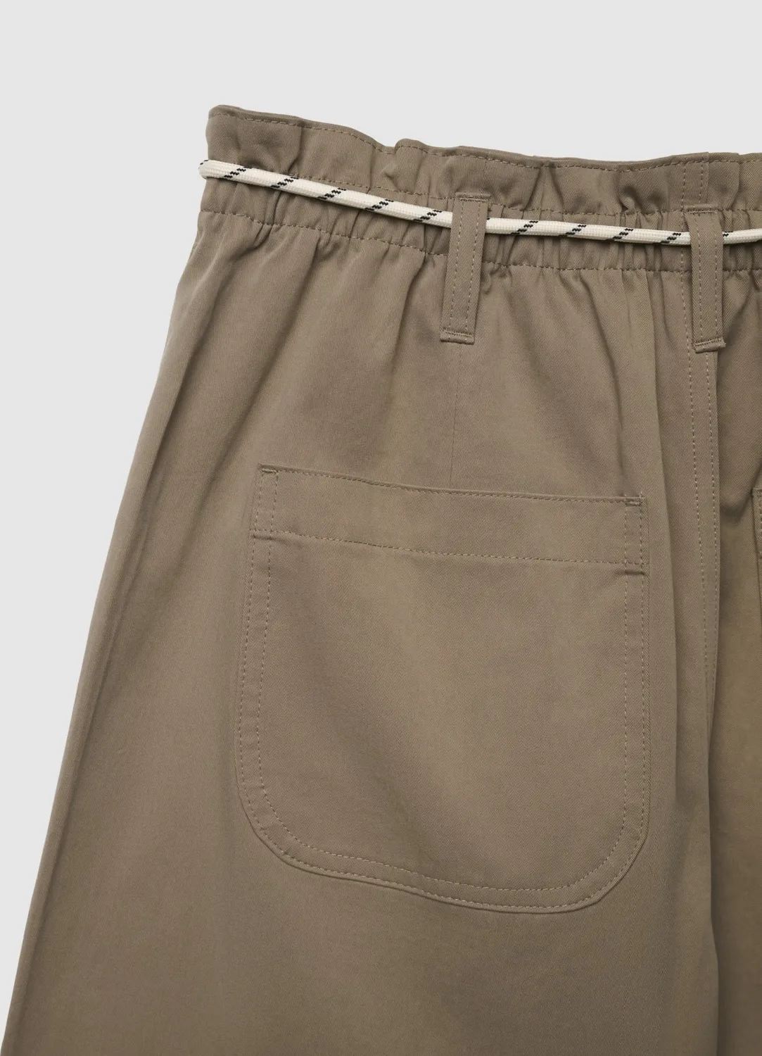 Calliope short taille haute cordon femme poches