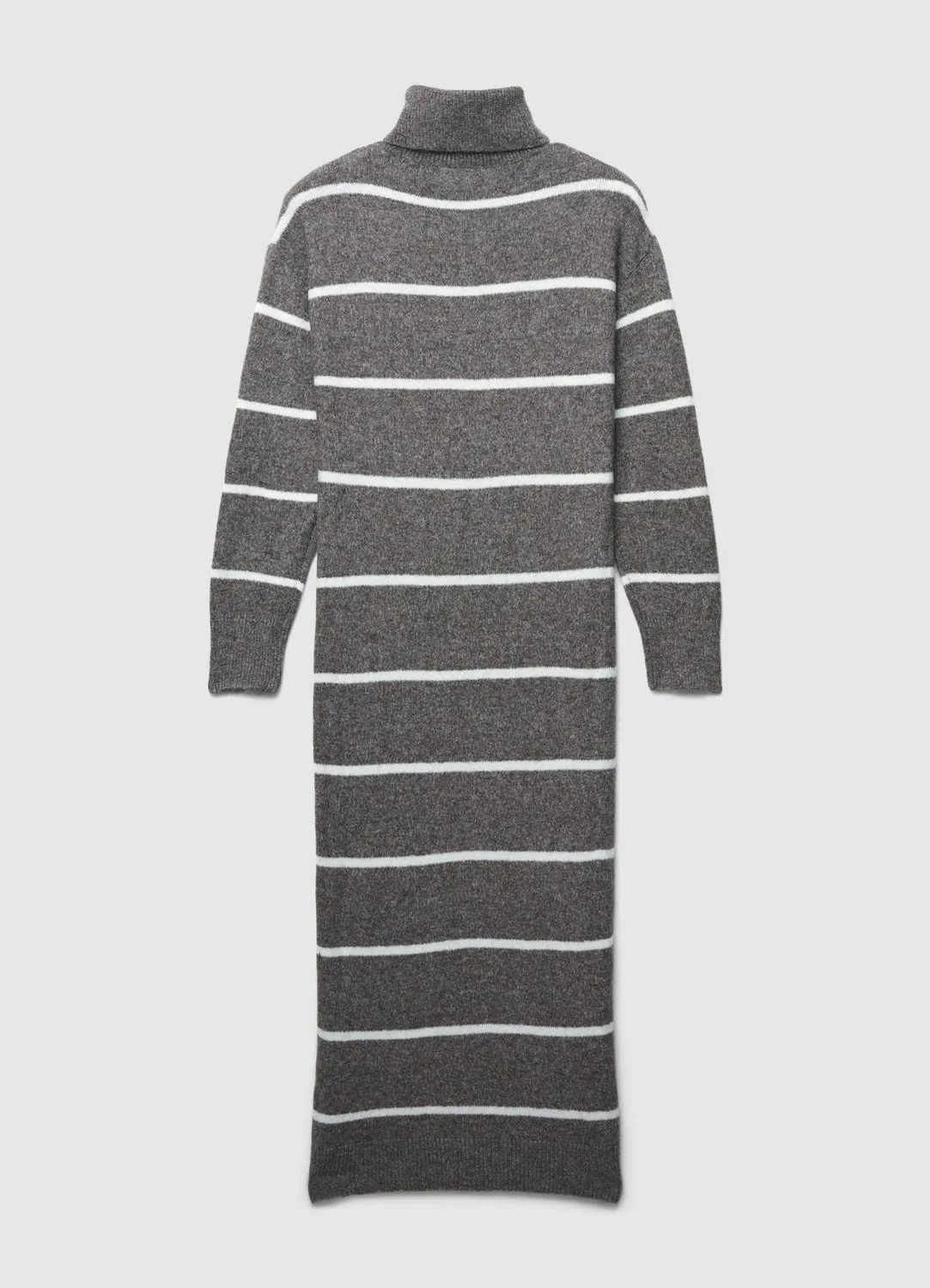 Calliope abito dolcevita robe longue rayures femme